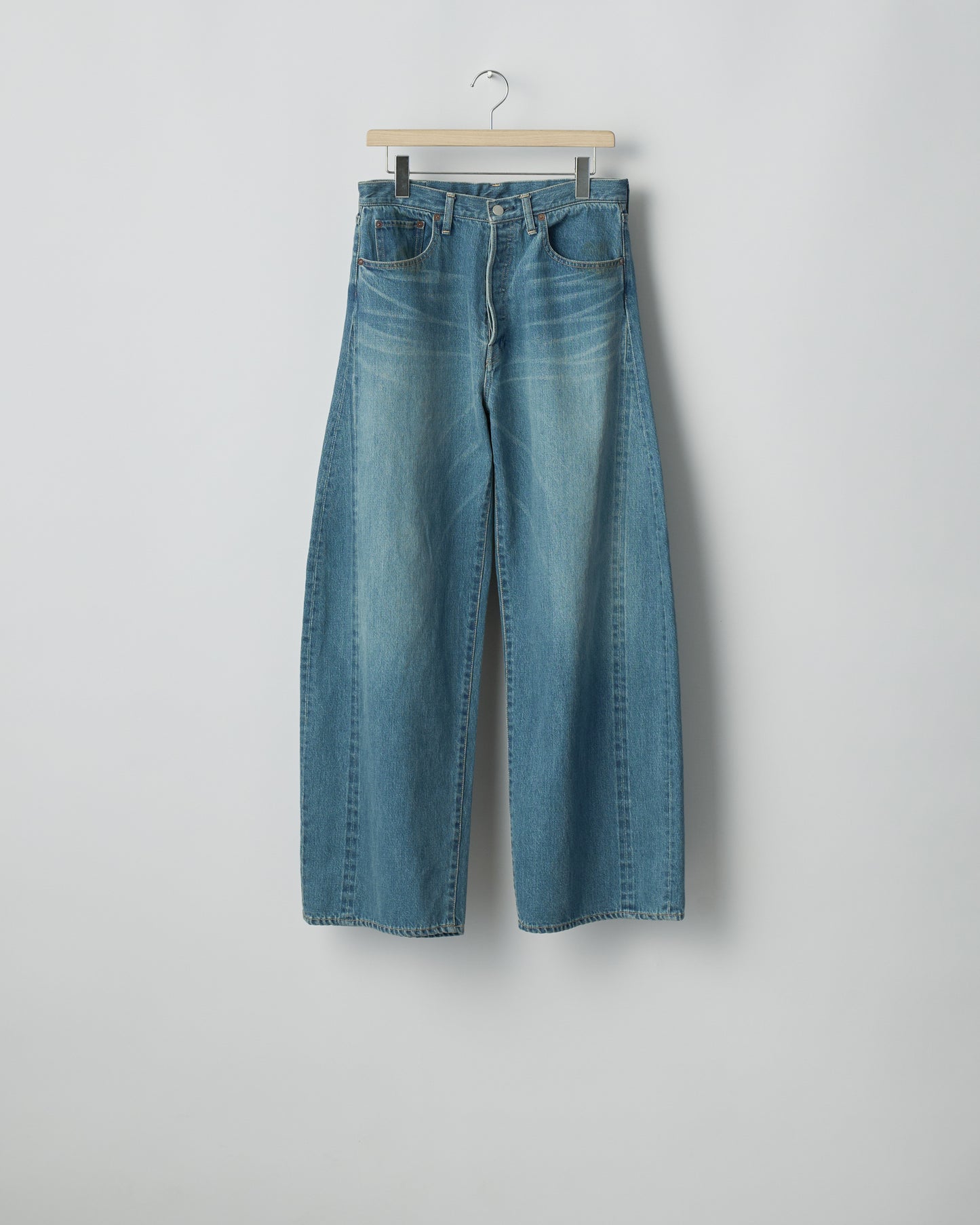 SSSTEIN - DEFORMATION WIDE VINTAGE DENIM JEANS