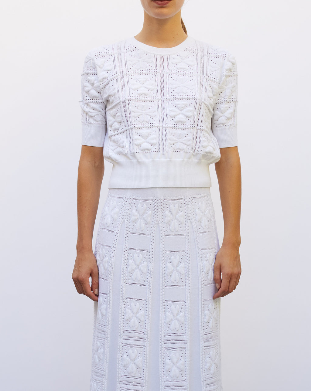 Top maille trèfle Molli