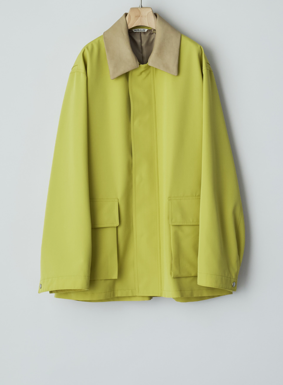 WOOL MAX CANVAS BLOUSON Auralee