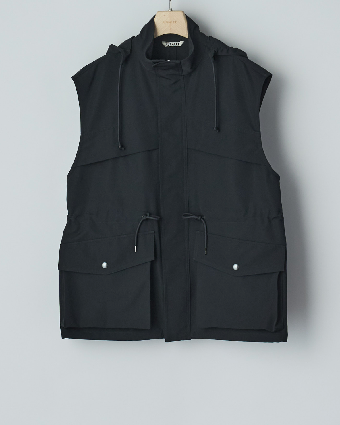 WOOL MAX CANVAS OVER VEST Auralee