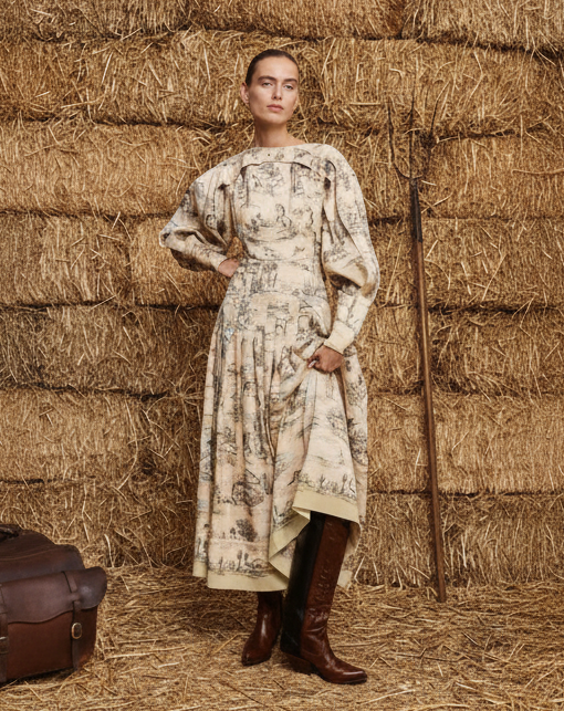 alemais scout midi dress