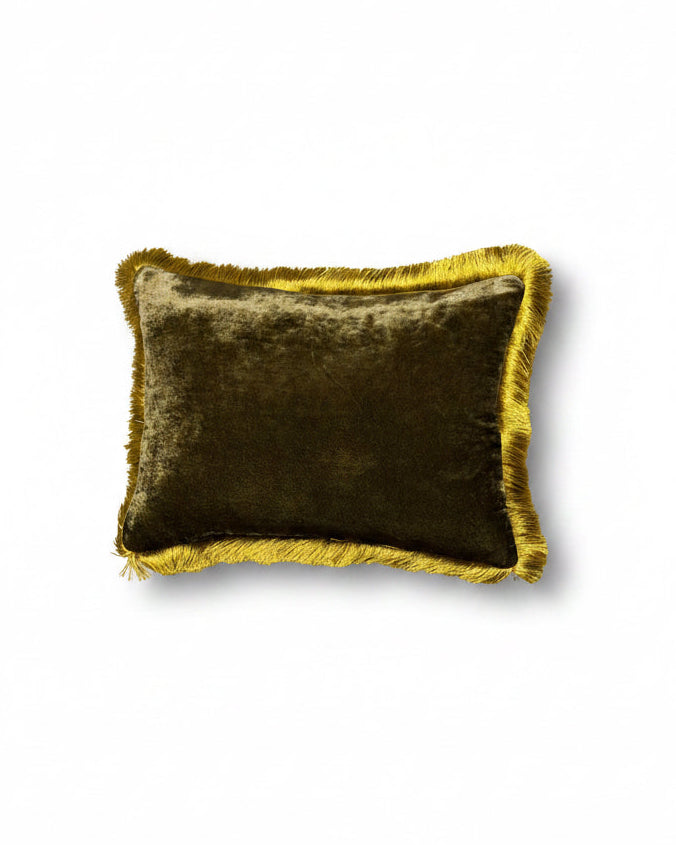 anke drechsel silk velvet cushion