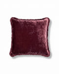anke drechsel silk velvet cushion grape