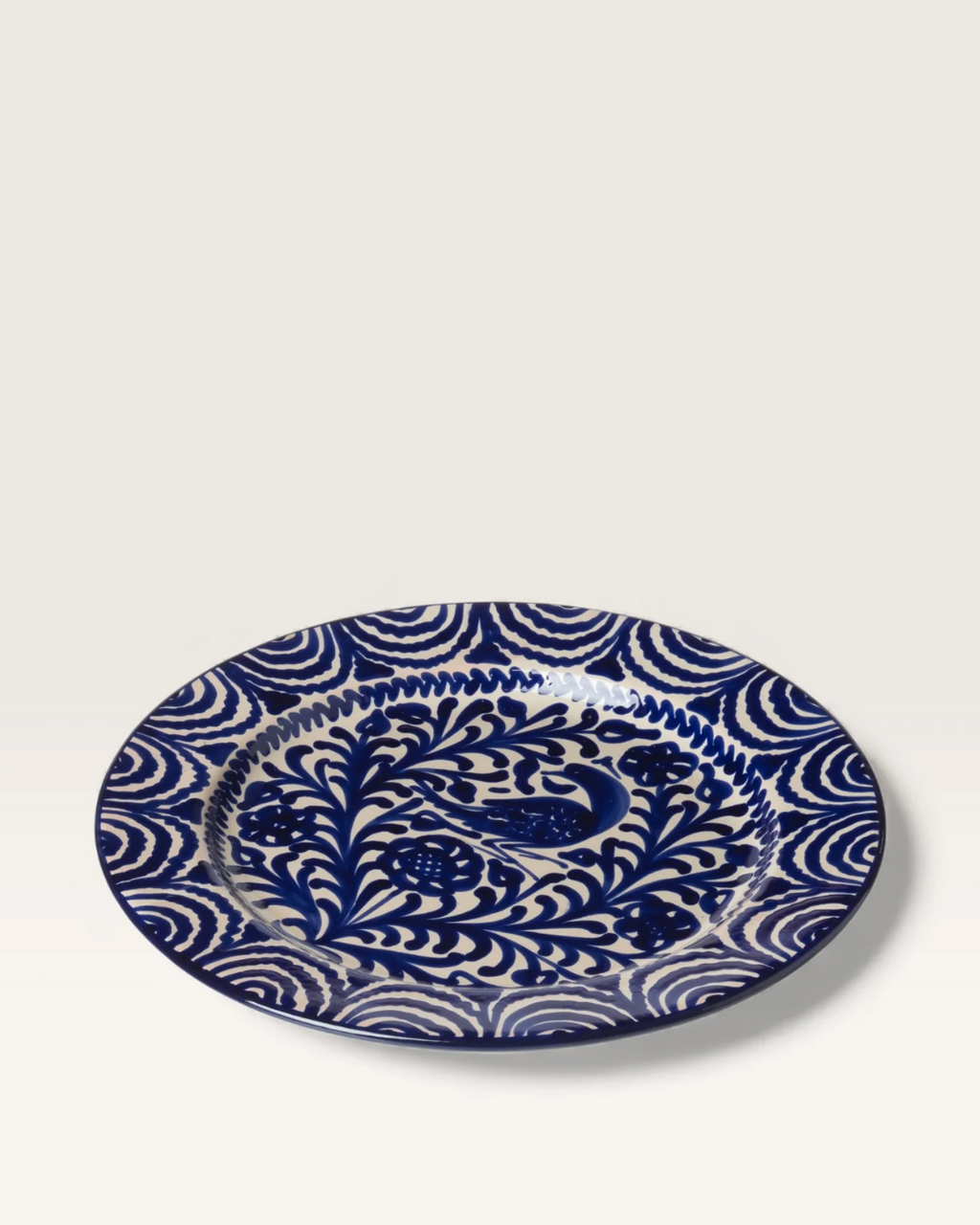 assiette diner oiseau casa lopez