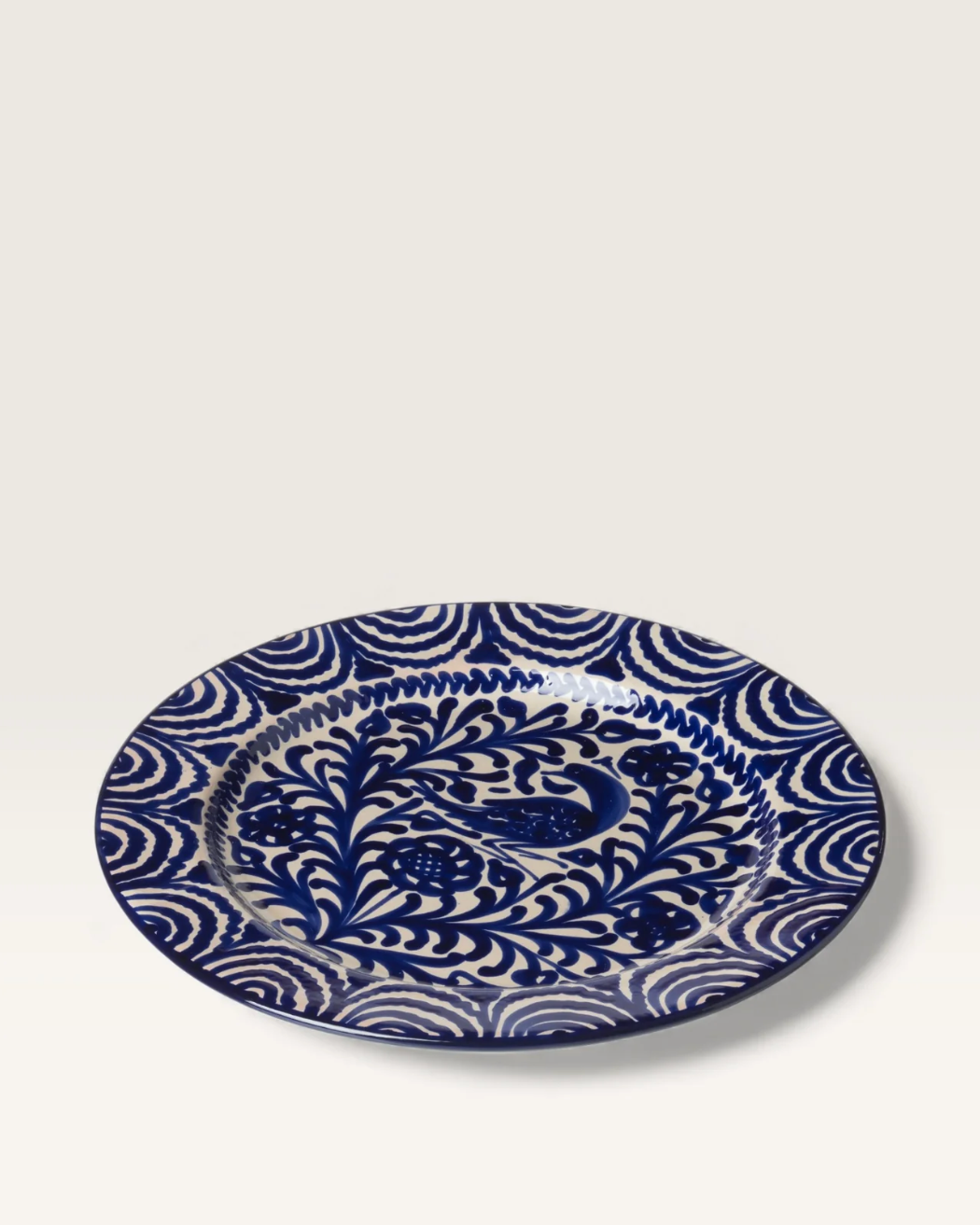 assiette diner oiseau casa lopez