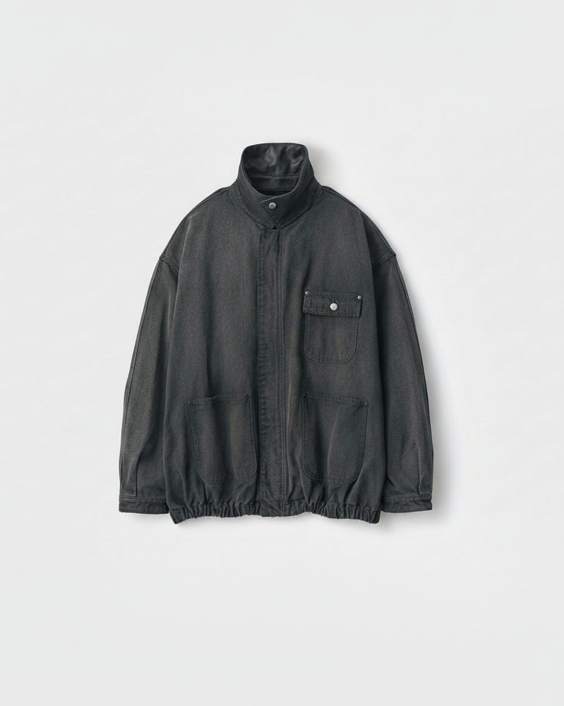 veste denim sulfur dyed black ssstein