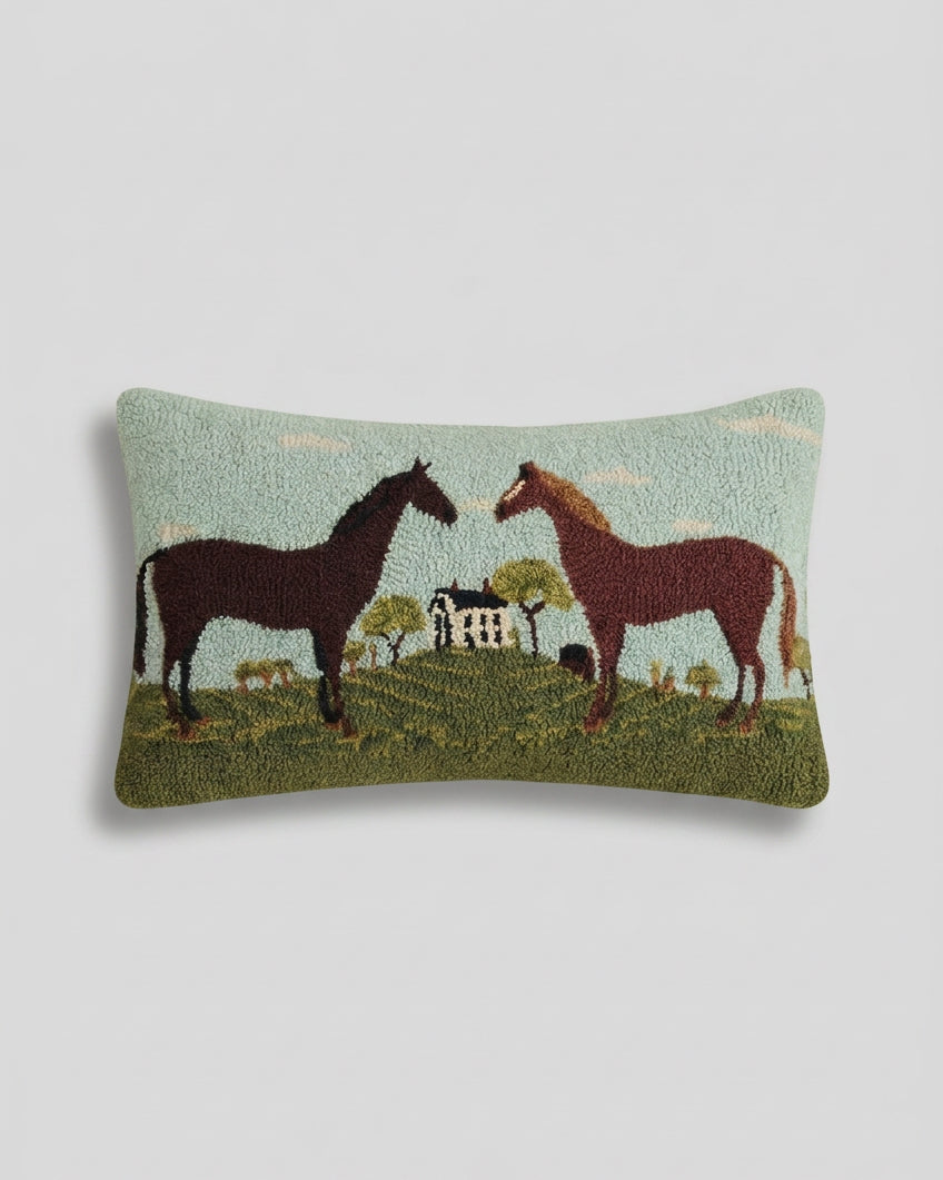 Coussin en laine