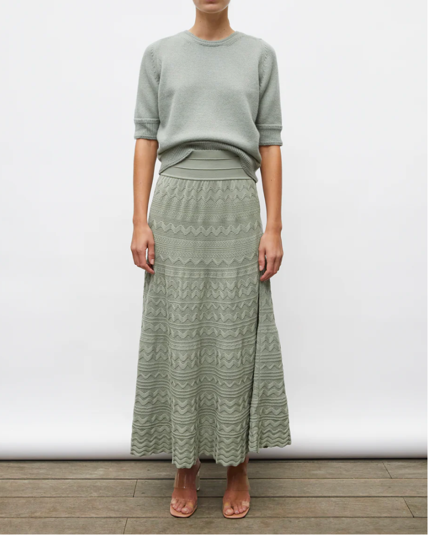 jupe longue maille croquet diva Molli 