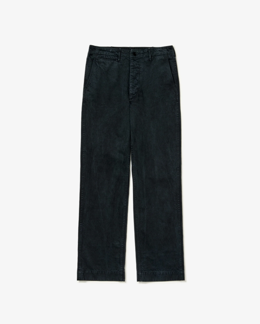 Auralee product dyed fine chino narrow pants