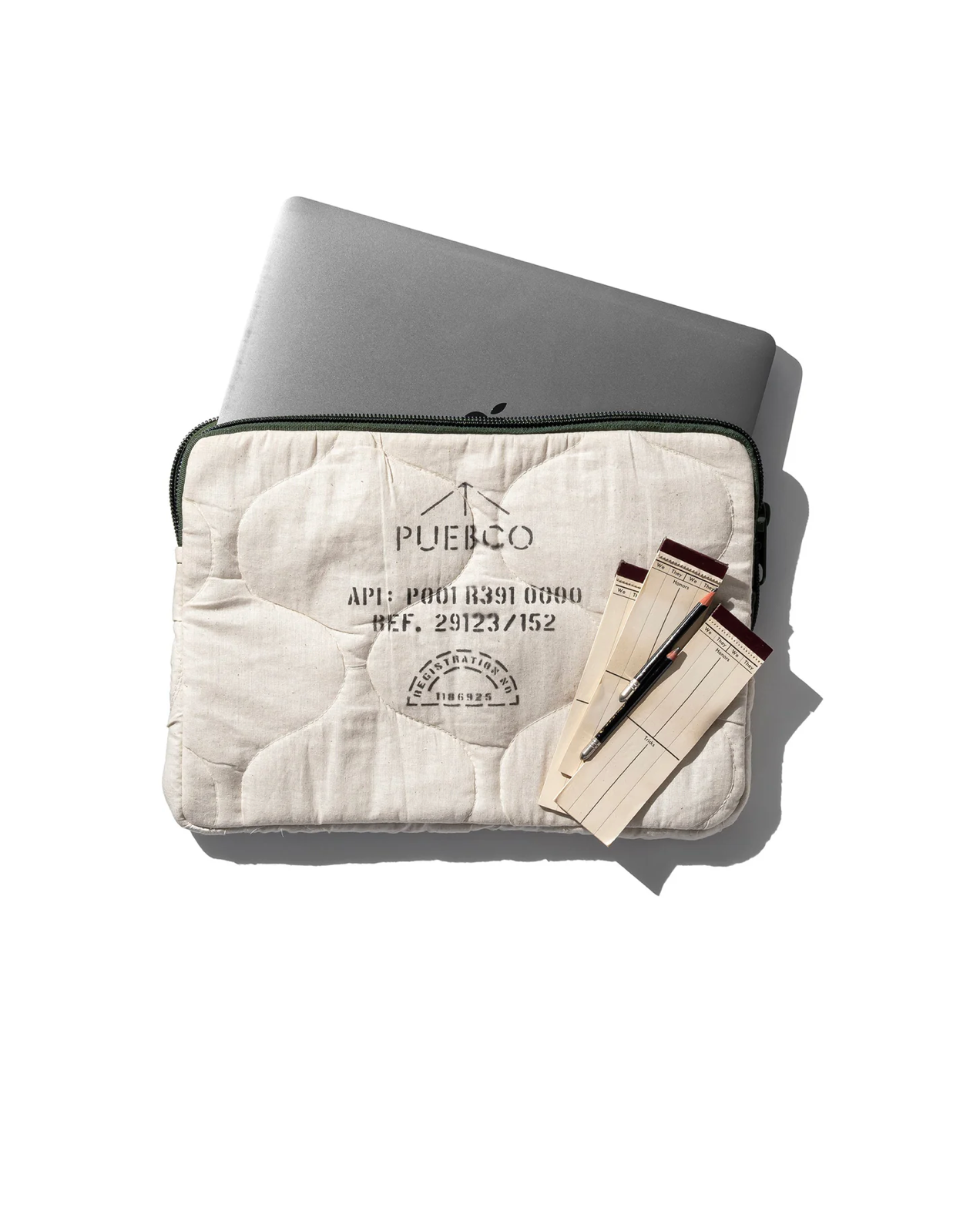 quilted laptop pouch puebco