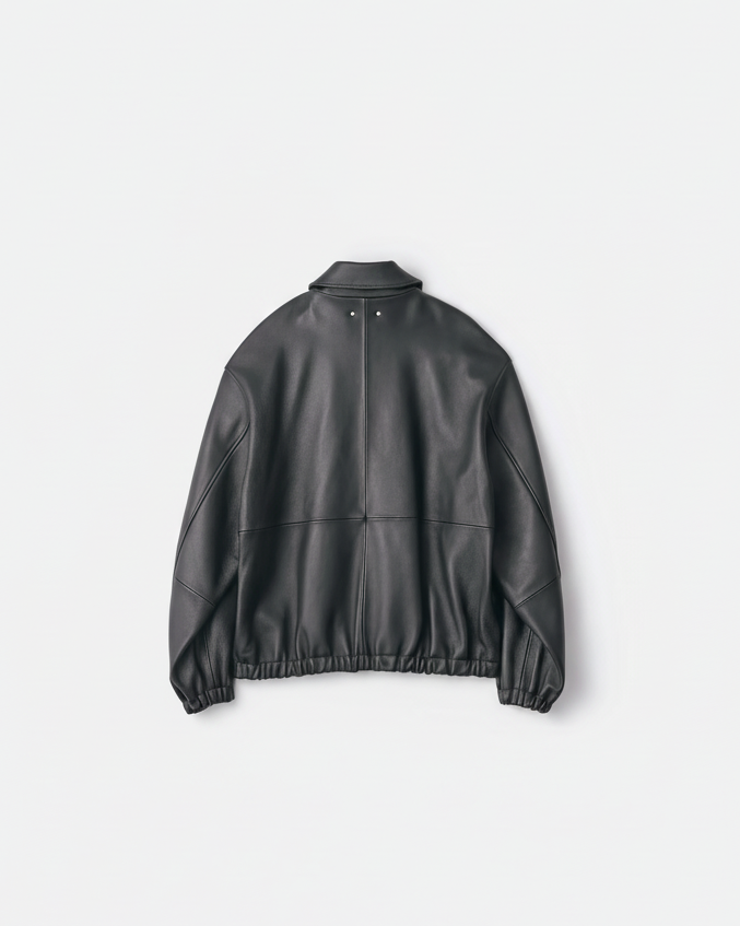 blouson cuir dark brown ssstein stein