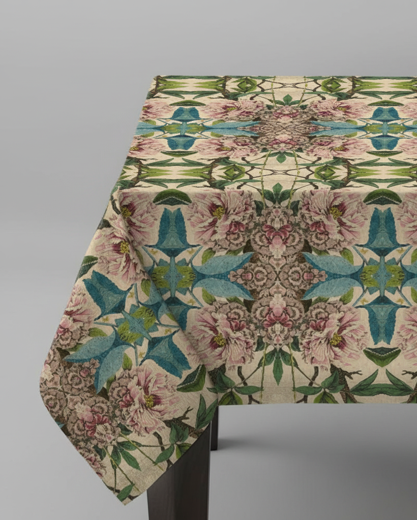 tablecloth avenida home peonies