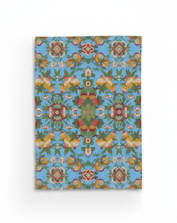 temple fruit tea towel patch New York 
