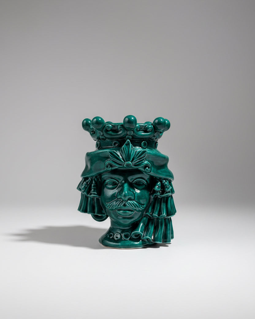 uomo vase di moro verde